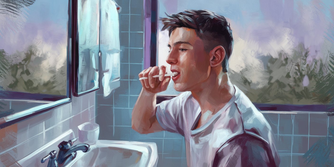 Cepilla tus dientes al despertar.