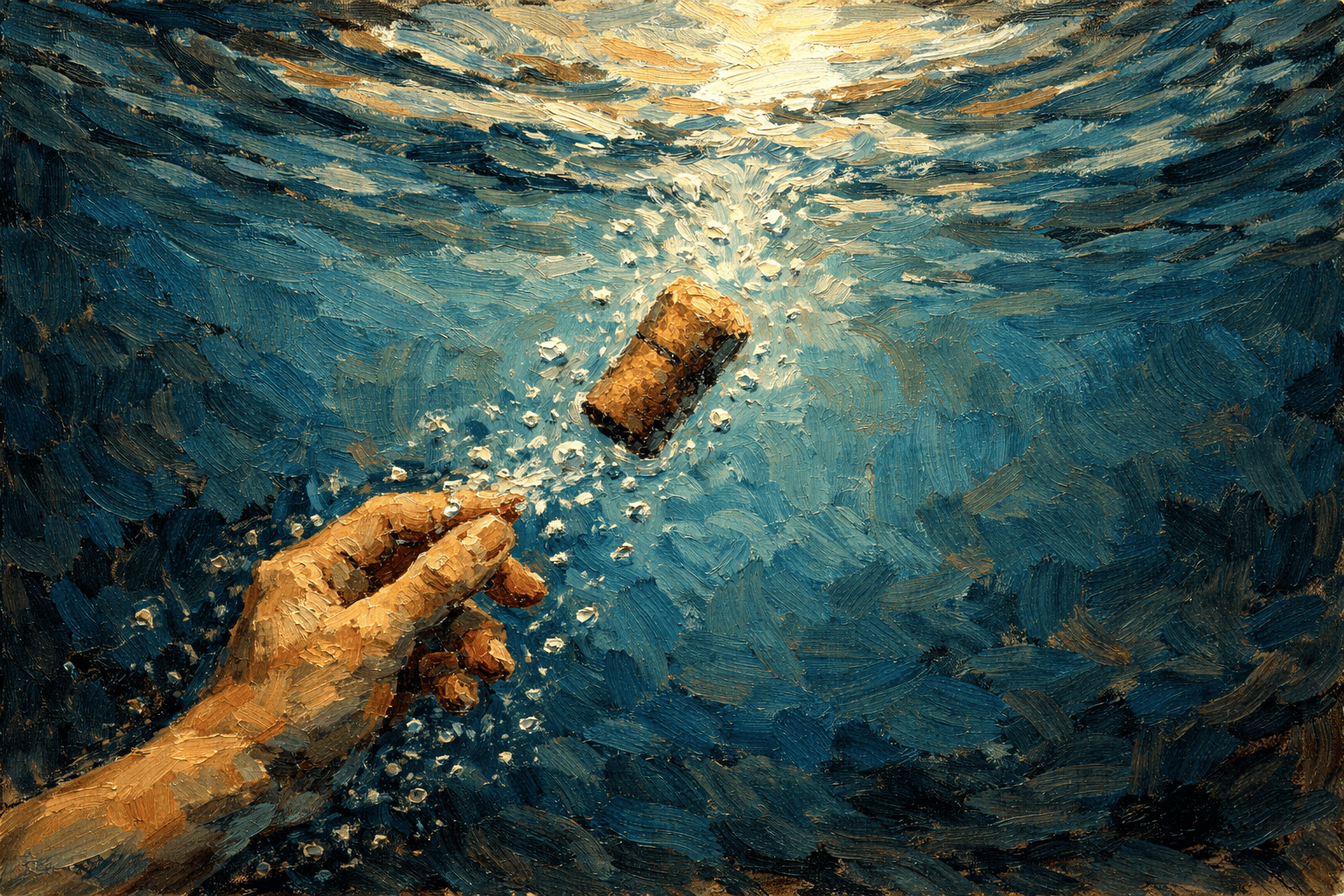 A la larga el corcho flota.