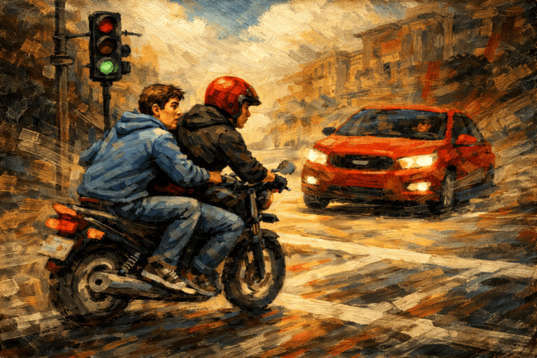 La ley de la naturaleza es más fuerte que la ley de tránsito.