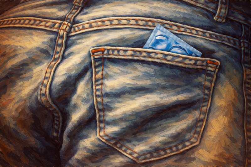 El condón es uno de tus accesorios personales.